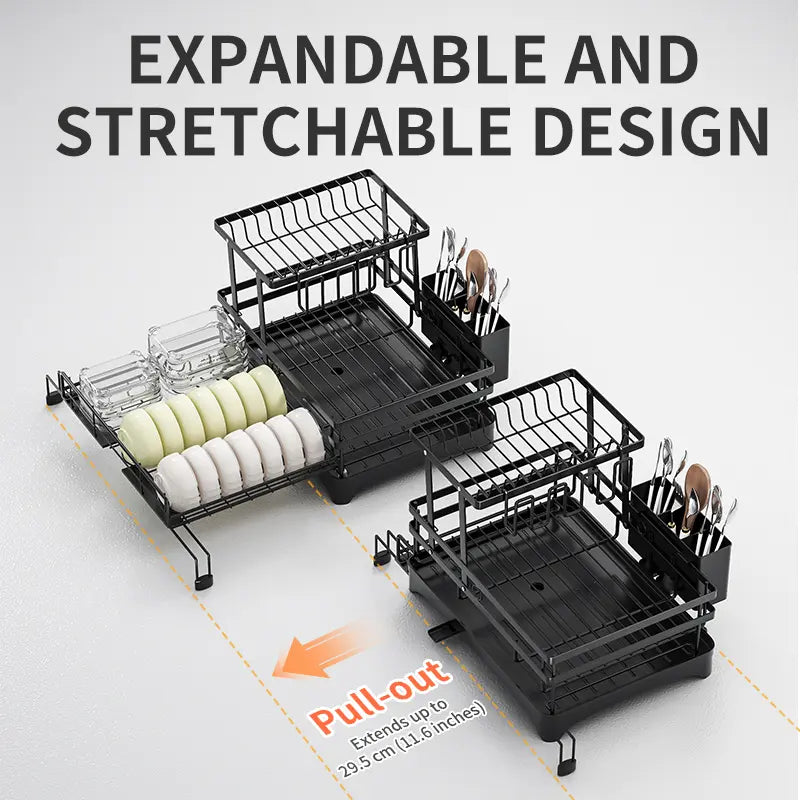 Compact Sink-Smart Dish Drying Rack