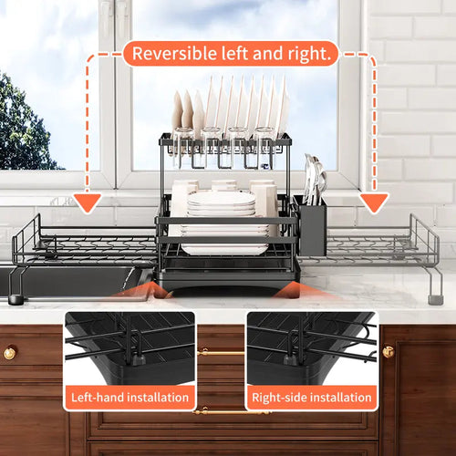 Compact Sink-Smart Dish Drying Rack